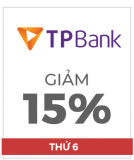 Thẻ quốc tế TP Bank giảm 15% khi thanh toán trên Shopee